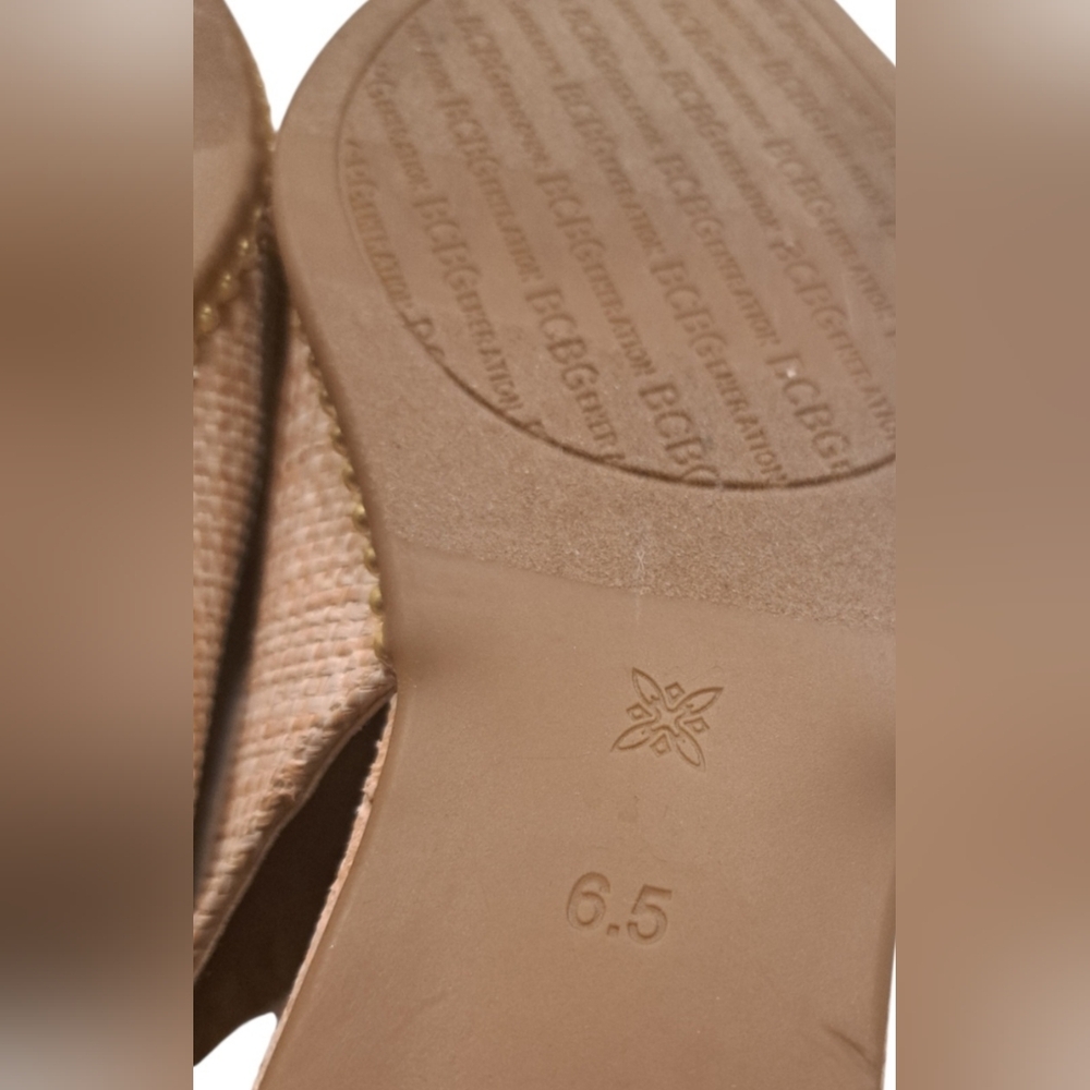 BCBGeneration Elegant Tan Slingback Women's Shoes - Picture 7 of 9